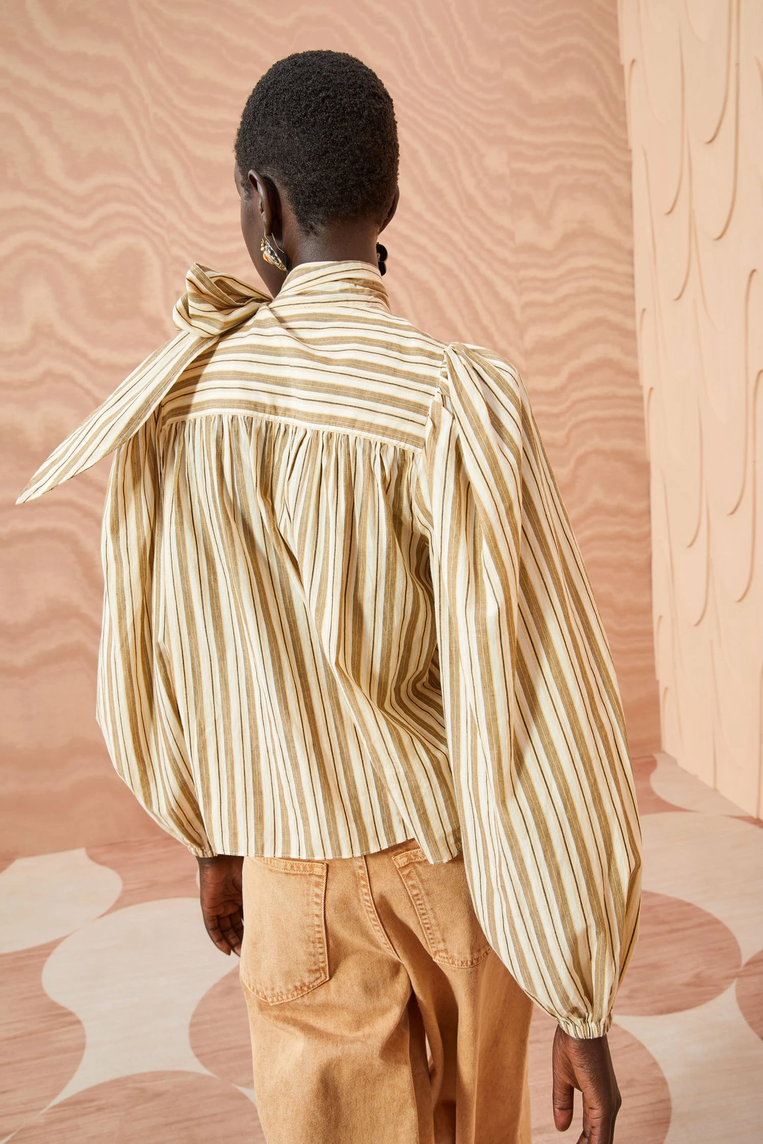 ULLA JOHNSON Opal Blouse - Sand 3 ULLA JOHNSON Opal Blouse - Sand - Image 3