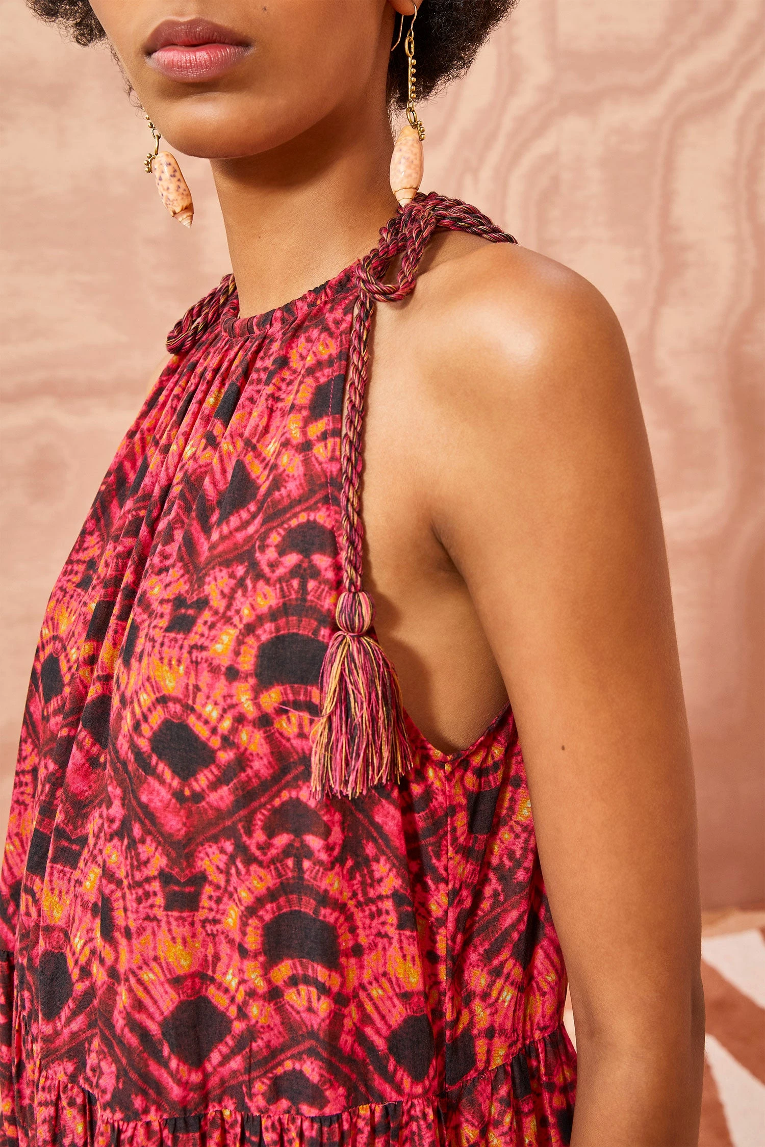 ULLA JOHNSON Ottavia Coverup - Wild Rose 2 ULLA JOHNSON Ottavia Coverup - Wild Rose - Image 2