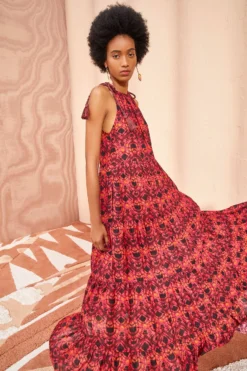 ULLA JOHNSON Ottavia Coverup - Wild Rose 9 ULLA JOHNSON Ottavia Coverup - Wild Rose -ULLA JOHNSON ULLA JOHNSON Ottavia Coverup WILD ROSE 05