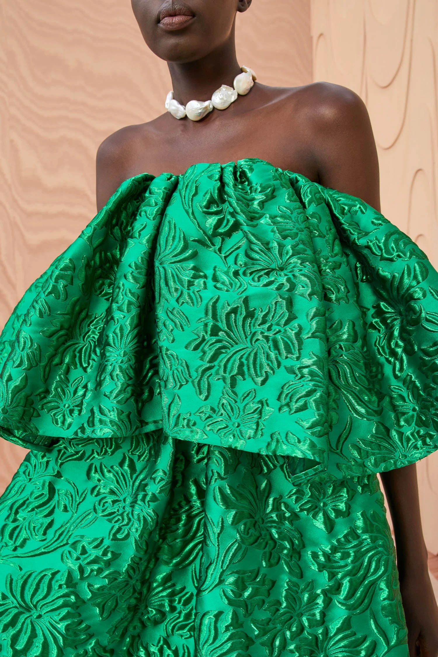 ULLA JOHNSON Oui Dress - Emerald 4 ULLA JOHNSON Oui Dress - Emerald - Image 4