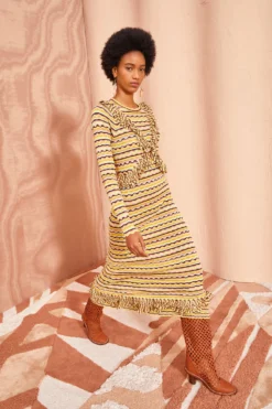 ULLA JOHNSON Pascale Dress - Shell -ULLA JOHNSON ULLA JOHNSON Pascale Dress SHELL 0096