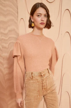 ULLA JOHNSON Pilar Pullover - Resin -ULLA JOHNSON ULLA JOHNSON Pilar Pullover RESIN 03