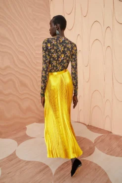 ULLA JOHNSON Rami Skirt - Sunsprite -ULLA JOHNSON ULLA JOHNSON Rami Skirt SUNSPRITE 03