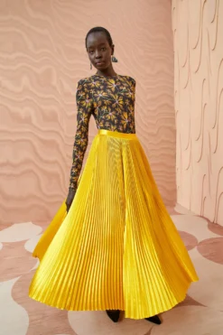 ULLA JOHNSON Rami Skirt - Sunsprite -ULLA JOHNSON ULLA JOHNSON Rami Skirt SUNSPRITE 04