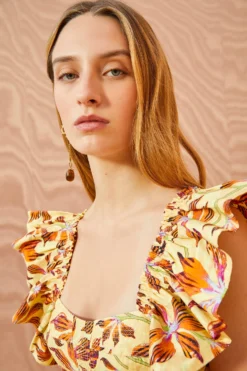 ULLA JOHNSON Romi Top - Lotus -ULLA JOHNSON ULLA JOHNSON Romi Top LOTUS 05