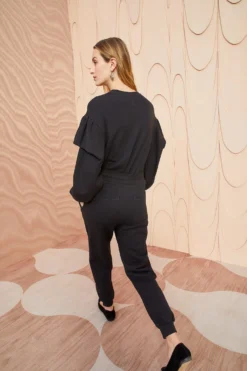 ULLA JOHNSON Rory Pant - Noir -ULLA JOHNSON ULLA JOHNSON Rory Pant NOIR 04