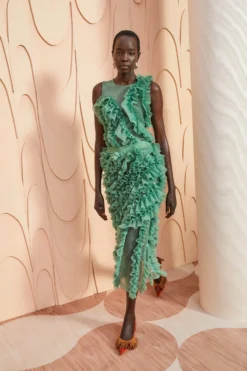 ULLA JOHNSON Sarafina Skirt - Jade 9 ULLA JOHNSON Sarafina Skirt - Jade -ULLA JOHNSON ULLA JOHNSON Sarafina Skirt JADE 01 MAIN