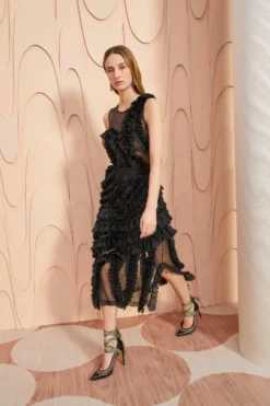 ULLA JOHNSON Sarafina Skirt - Noir -ULLA JOHNSON ULLA JOHNSON Sarafina Skirt NOIR 0050