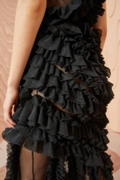 ULLA JOHNSON Sarafina Skirt - Noir -ULLA JOHNSON ULLA JOHNSON Sarafina Skirt NOIR 0117