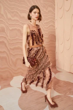 ULLA JOHNSON Sarafina Skirt - Umber 10 ULLA JOHNSON Sarafina Skirt - Umber -ULLA JOHNSON ULLA JOHNSON Sarafina Skirt UMBER 0095