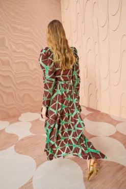 ULLA JOHNSON Savita Skirt - Teak -ULLA JOHNSON ULLA JOHNSON Savita Skirt TEAK 0008