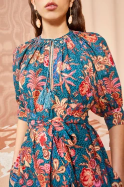 ULLA JOHNSON Selena Coverup - Delphinium 6 ULLA JOHNSON Selena Coverup - Delphinium -ULLA JOHNSON ULLA JOHNSON Selena Coverup DELPHINIUM 0121