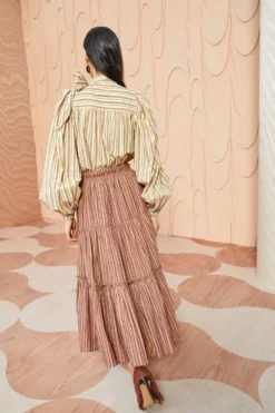 ULLA JOHNSON Severine Skirt - Mulberry -ULLA JOHNSON ULLA JOHNSON Severine Skirt MULBERRY 0140