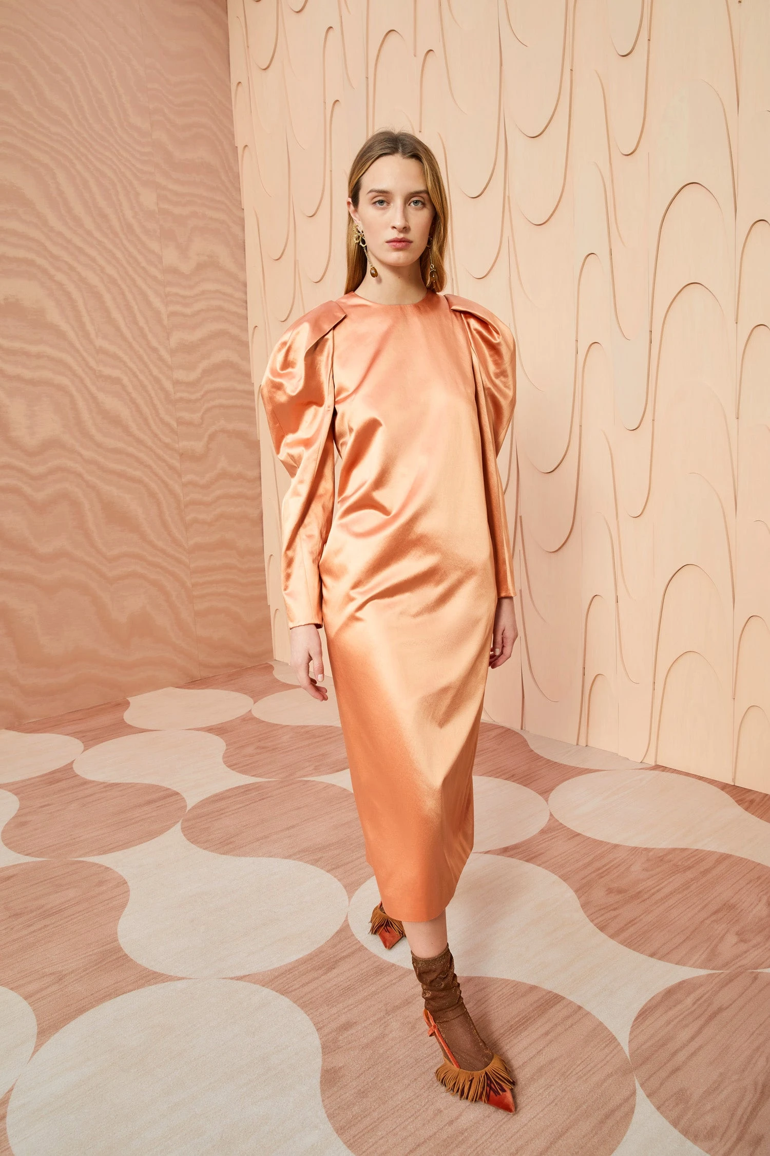 ULLA JOHNSON Silvana Dress - Copper 3 ULLA JOHNSON Silvana Dress - Copper - Image 3