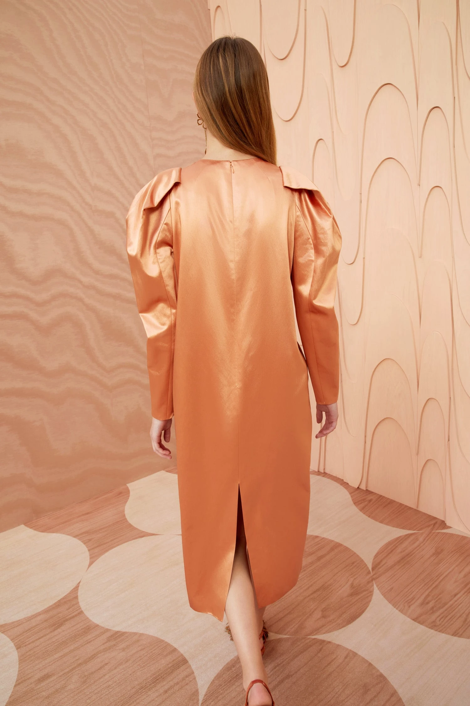 ULLA JOHNSON Silvana Dress - Copper 4 ULLA JOHNSON Silvana Dress - Copper - Image 4