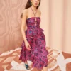ULLA JOHNSON Simona Dress - Snapdragon