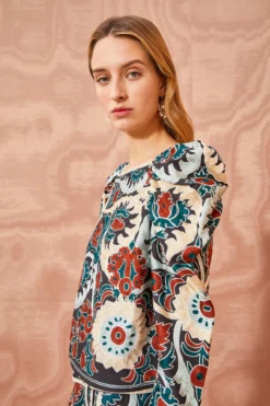 ULLA JOHNSON Siya Blouse - Lapis 7 ULLA JOHNSON Siya Blouse - Lapis -ULLA JOHNSON ULLA JOHNSON Siya Blouse LAPIS 0083