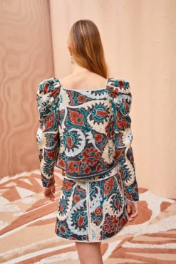 ULLA JOHNSON Siya Blouse - Lapis 8 ULLA JOHNSON Siya Blouse - Lapis -ULLA JOHNSON ULLA JOHNSON Siya Blouse LAPIS 0111