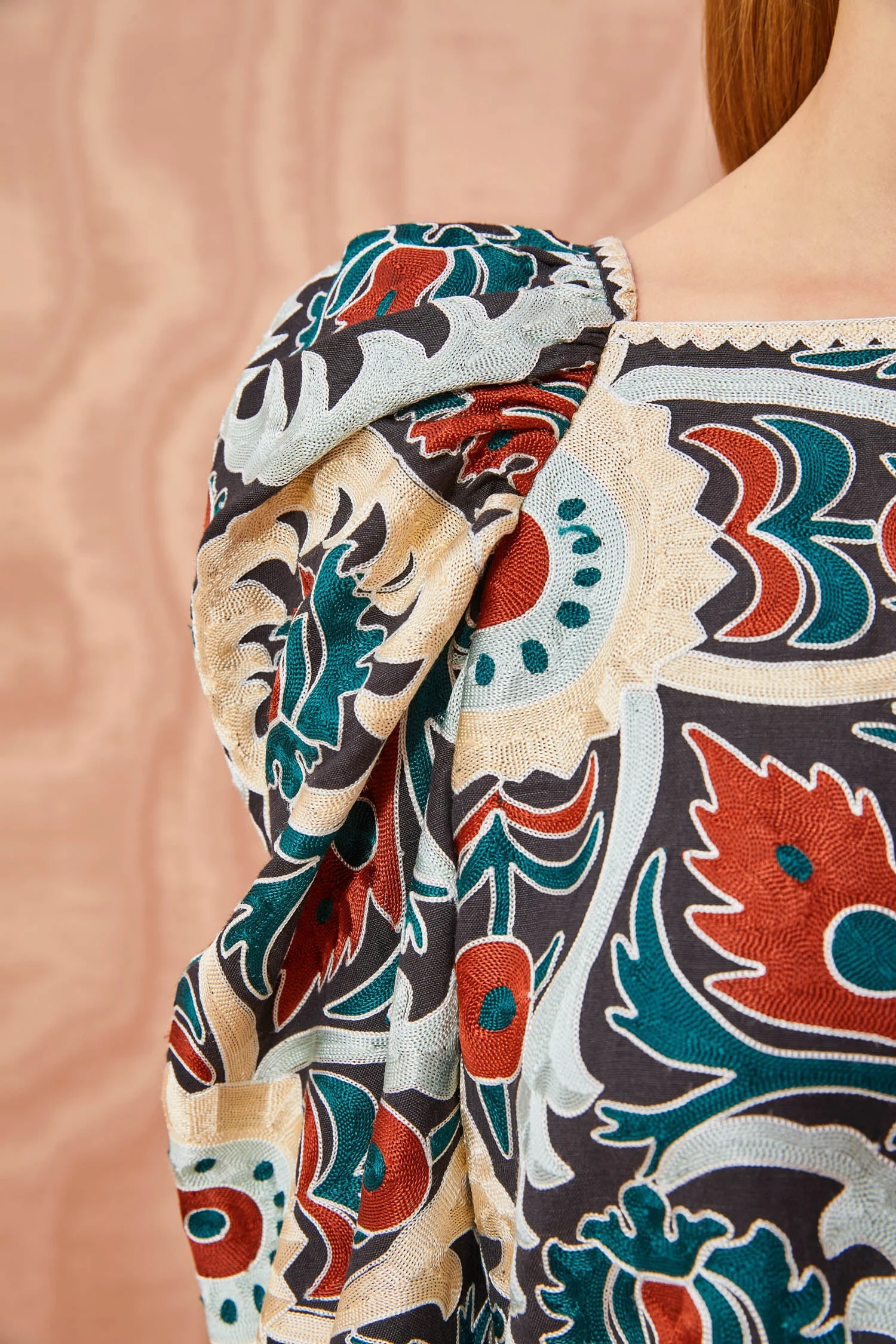 ULLA JOHNSON Siya Blouse - Lapis 2 ULLA JOHNSON Siya Blouse - Lapis - Image 2