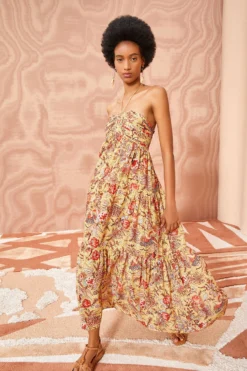 ULLA JOHNSON Siya Coverup - Calla Lily -ULLA JOHNSON ULLA JOHNSON Siya Coverup CALLA LILY 03