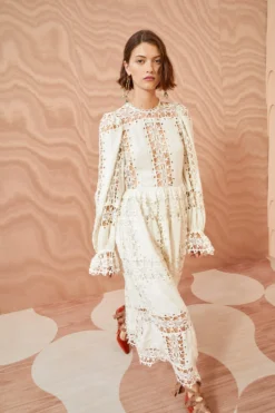 ULLA JOHNSON Sonali Gown - Ivory