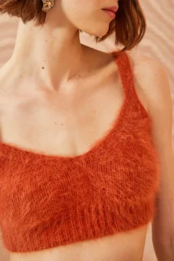 ULLA JOHNSON Taliah Bralette - Redwood -ULLA JOHNSON ULLA JOHNSON Taliah Bralette REDWOOD 0095