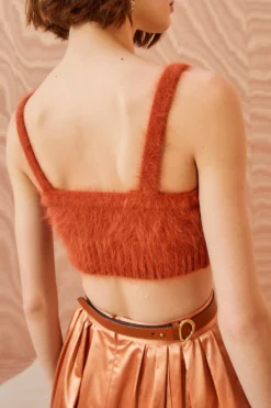 ULLA JOHNSON Taliah Bralette - Redwood -ULLA JOHNSON ULLA JOHNSON Taliah Bralette REDWOOD 02 ALT