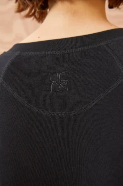 ULLA JOHNSON Tess Pullover - Noir -ULLA JOHNSON ULLA JOHNSON Tess Pullover NOIR 04