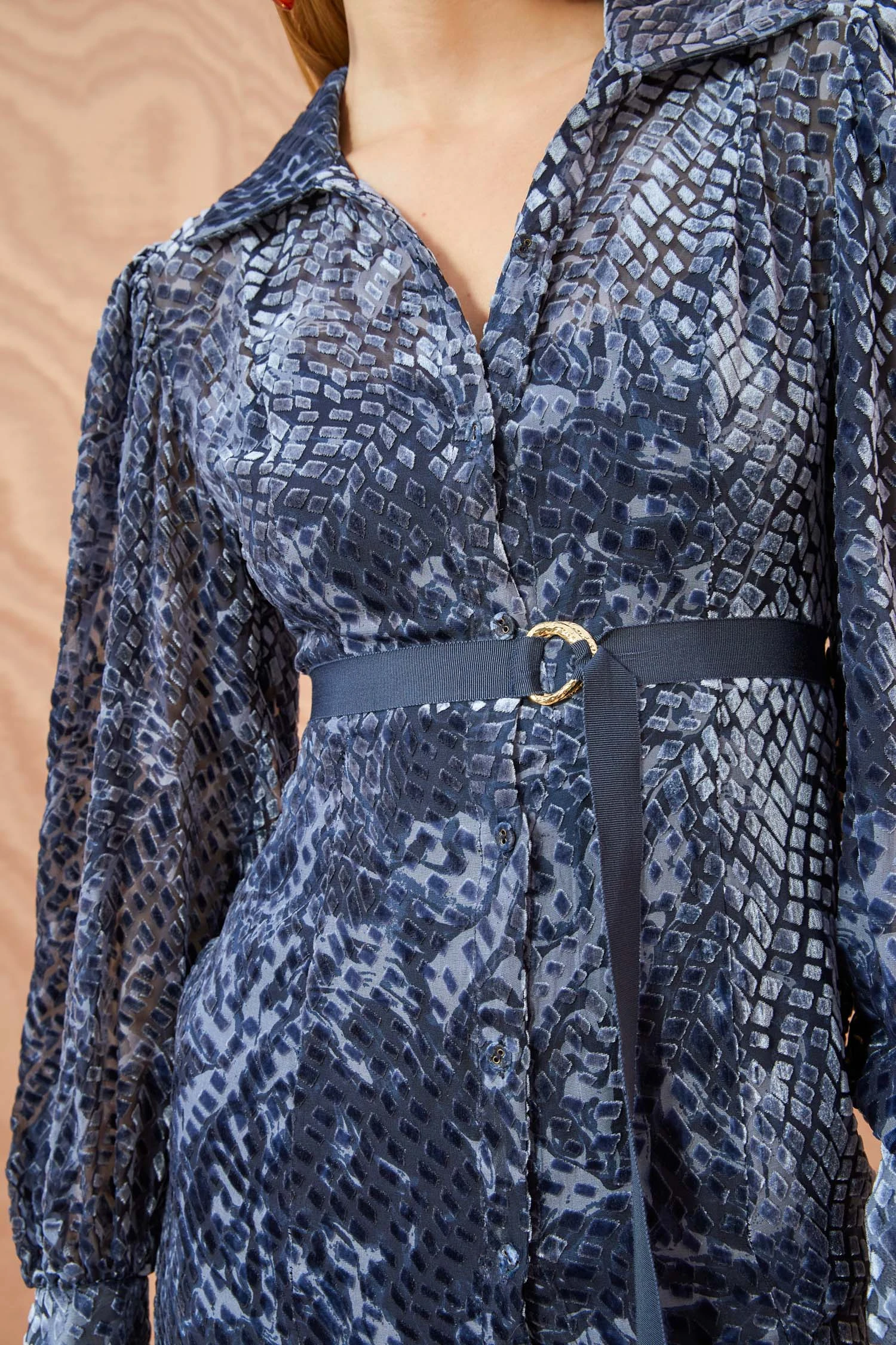 ULLA JOHNSON Thalia Dress - Marine 2 ULLA JOHNSON Thalia Dress - Marine - Image 2