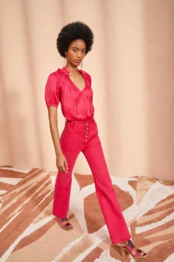 ULLA JOHNSON The Lou Jean - Orchid Wash