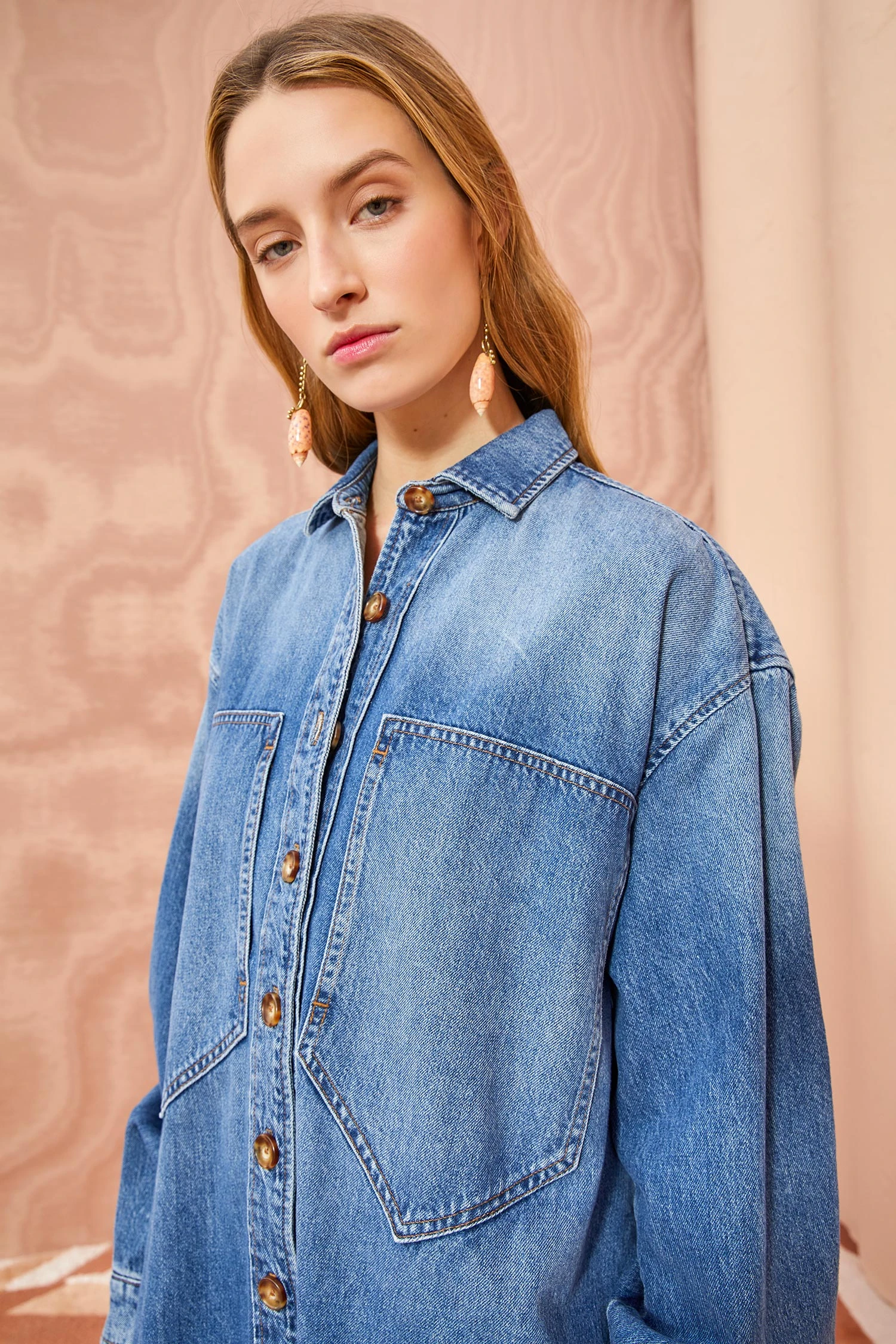 ULLA JOHNSON The Valerie Dress - Danube Medium Indigo Wash 5 ULLA JOHNSON The Valerie Dress - Danube Medium Indigo Wash - Image 5