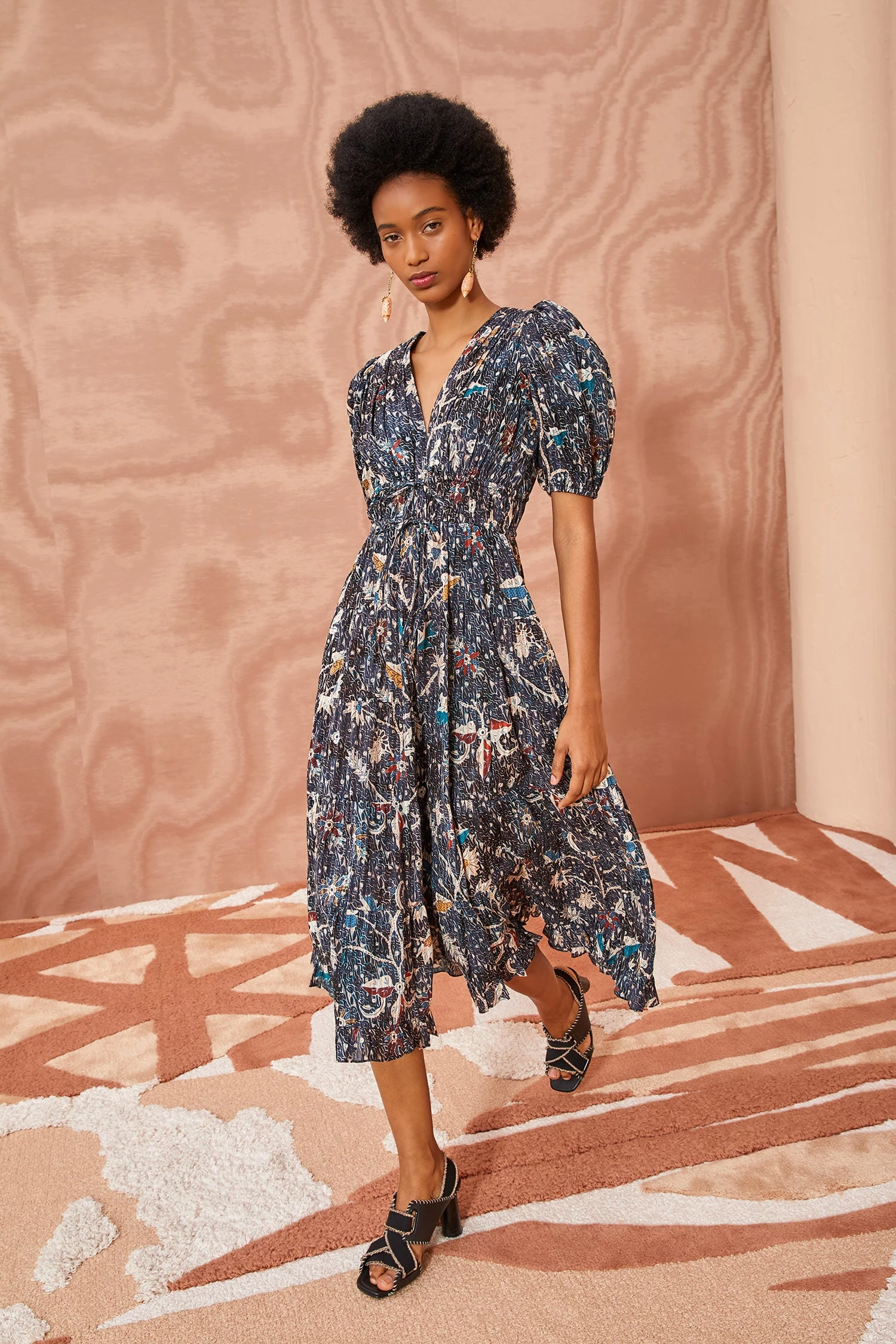 ULLA JOHNSON Thelma Dress - Jet 1 ULLA JOHNSON Thelma Dress - Jet