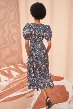 ULLA JOHNSON Thelma Dress - Jet 8 ULLA JOHNSON Thelma Dress - Jet -ULLA JOHNSON ULLA JOHNSON Thelma Dress JET 04