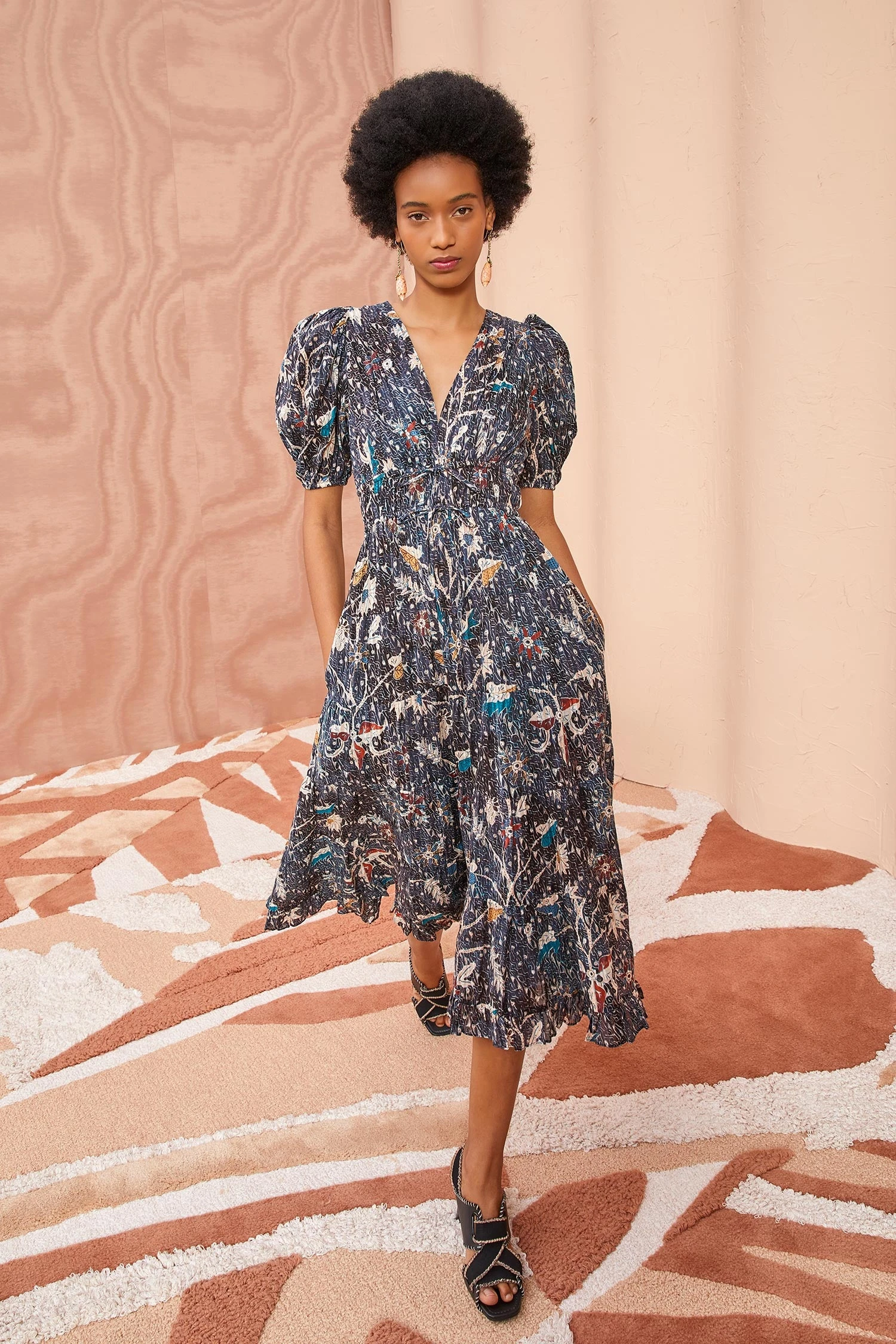 ULLA JOHNSON Thelma Dress - Jet 5 ULLA JOHNSON Thelma Dress - Jet - Image 5