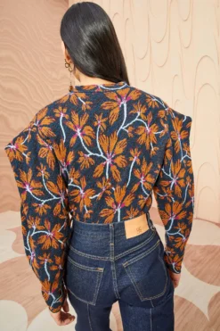 ULLA JOHNSON Twyla Pullover - Bellflower -ULLA JOHNSON ULLA JOHNSON Twyla Pullover BELLFLOWER 04