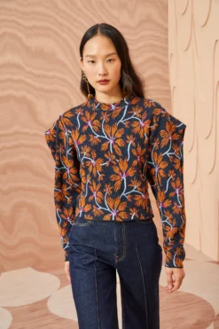 ULLA JOHNSON Twyla Pullover - Bellflower -ULLA JOHNSON ULLA JOHNSON Twyla Pullover BELLFLOWER 05