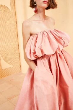 ULLA JOHNSON Vittoria Gown - Azalea 9 ULLA JOHNSON Vittoria Gown - Azalea -ULLA JOHNSON ULLA JOHNSON VITTORIA GOWN AZALEA 03