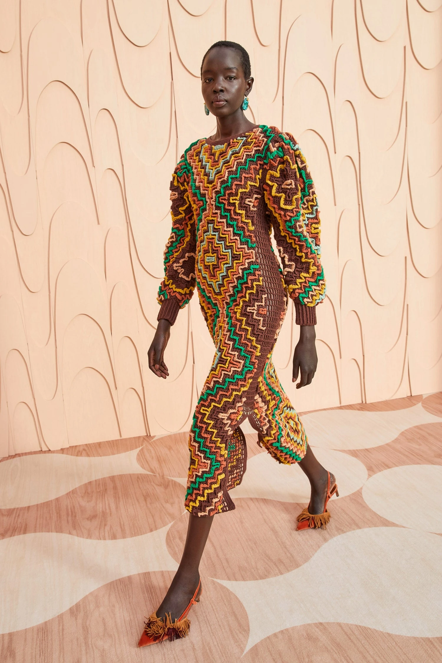 ULLA JOHNSON Vayda Dress - Fire Opal 5 ULLA JOHNSON Vayda Dress - Fire Opal - Image 5