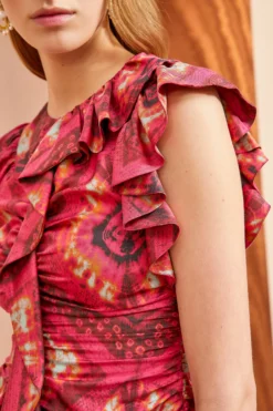 ULLA JOHNSON Vida Top - Wild Rose -ULLA JOHNSON ULLA JOHNSON Vida Top WILD ROSE 04