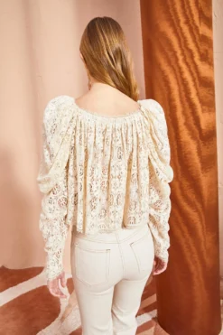 ULLA JOHNSON Vivi Blouse - Chalk 9 ULLA JOHNSON Vivi Blouse - Chalk -ULLA JOHNSON ULLA JOHNSON Vivi Blouse CHALK 0105