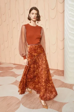 ULLA JOHNSON Willa Skirt - Sienna