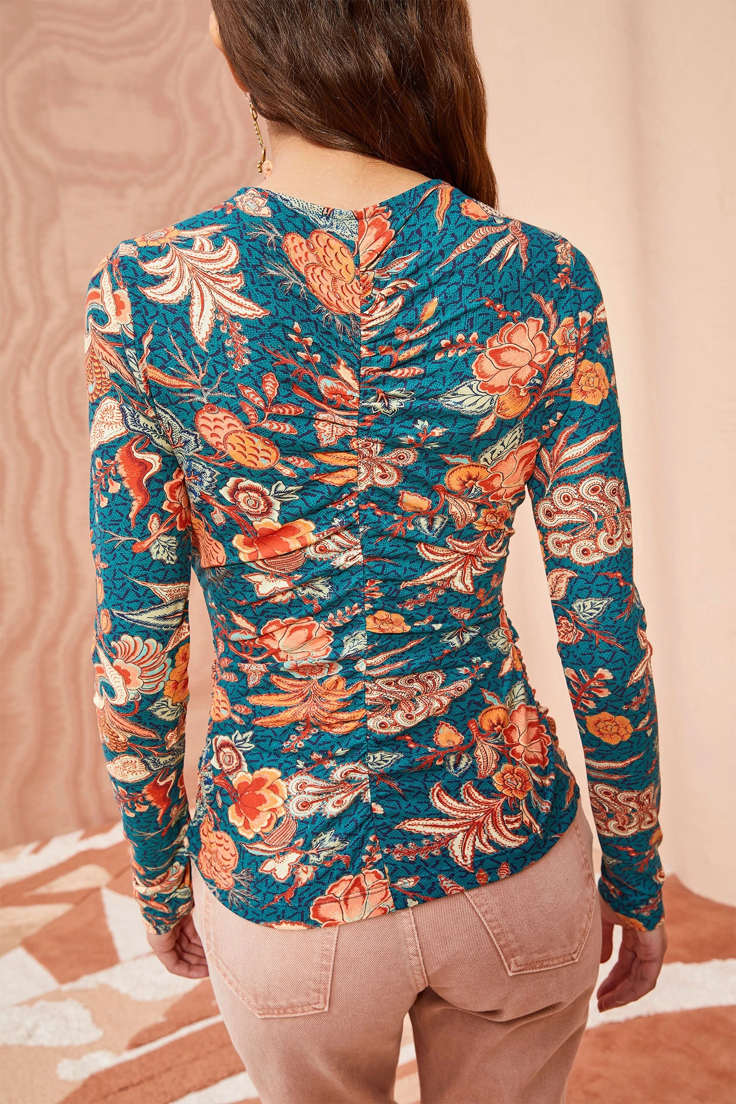 ULLA JOHNSON Wren Top - Delphinium 4 ULLA JOHNSON Wren Top - Delphinium - Image 4