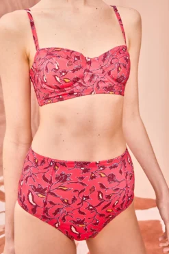 ULLA JOHNSON Zahara Bikini Bottom - Poppy Floral -ULLA JOHNSON ULLA JOHNSON Zahara Bikini BOTOM POPPY FLORAL 05