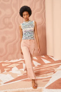 ULLA JOHNSON Zenna Top - Haze -ULLA JOHNSON ULLA JOHNSON Zenna Top HAZE 03