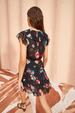 ULLA JOHNSON Zina Dress - Nocturne -ULLA JOHNSON ULLA JOHNSON Zina Dress NOCTURNE 04