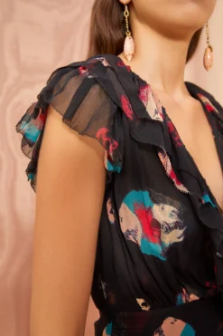 ULLA JOHNSON Zina Dress - Nocturne -ULLA JOHNSON ULLA JOHNSON Zina Dress NOCTURNE 05