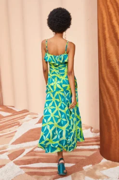 ULLA JOHNSON Zoya Dress - Citrine -ULLA JOHNSON ULLA JOHNSON Zoya Dress CITRINE 04