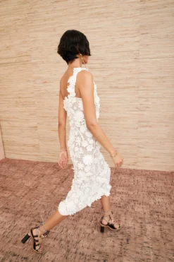 ULLA JOHNSON Sydel Dress - Ivory -ULLA JOHNSON ulla johnson sydel dress ivory SP220700 02