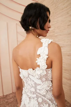 ULLA JOHNSON Sydel Dress - Ivory -ULLA JOHNSON ulla johnson sydel dress ivory SP220700 04